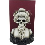World of Wonders Cameo Decorative Bookend | Victorian Gothic Home Decor | Madam and Count Cameo Skeleton Bookshelf Figurines | Vintage Room Decor 7 - BH3M8WM34