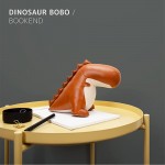 zü​ny zuny Series Bookend Tan for Shelves Office Decorative- Dinosaur Bobo - B0J2N8KZN