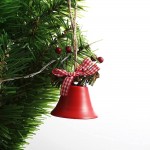 6 Pcs Christmas Bells Anniversary Holiday Bells Christmas Holiday Decoration Tree Hanging Decorative Metal Bells （Flared） - BCFH0KZ6O