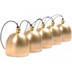 AvviKro 10 Pieces Christmas Craft Bell Vintage Copper Bell Mini Jingle Bell Fengshui Bell Decorative Bell Ornament for Wind Chimes Making Dog Cat Training Christmas Party Festival Decoration - BLIMUEPWM