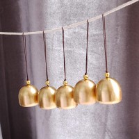 AvviKro 10 Pieces Christmas Craft Bell Vintage Copper Bell Mini Jingle Bell Fengshui Bell Decorative Bell Ornament for Wind Chimes Making Dog Cat Training Christmas Party Festival Decoration - BLIMUEPWM