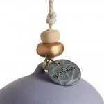 DEMDACO Grandma Heart Soft Purple 8 x 3.5 Ceramic Stoneware Decorative Inspired Bell - BG2LSMQH3