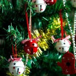 GALPADA Christmas Decorations 12PCS Xmas Bell Decors Holiday Decorative Bell Pendants Iron Bell Pendants - BLBSSIWN6