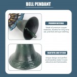 GANAZONO Wall Bell Decor Yard Decorative Bell School Bell Ornament Hanging Bell Decor - BISOWAXZ6