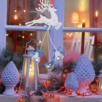 NUOBESTY Christmas Tree Hanging Decor Christmas Elk Shape with Bell Hanging Ornament Reindeer Christmas Tree Bell Decorative 3Pcs Silver - B99923MRH