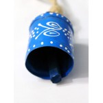 Tin Bells 2.5 H Hand Painted Decorative Bells 6 Pieces - B9G0II1QK