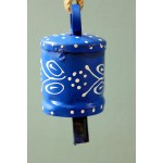 Tin Bells 2.5 H Hand Painted Decorative Bells 6 Pieces - B9G0II1QK