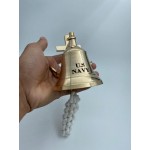 US NAVY Brass Ship Bell For Home Decor Decorative Hanging Bell Nautical Old Antique Heavy Duty Old Antique Brass Bell Wall Mount Ship Bell Brass Ship Bell By PRECIOUS INSTRUMENTS - BTTVTT7W5