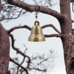 Vintage Copper Bells Christmas Craft Bell Jingle Bell Decorative Bell Feng Shui Bell for DIY Wind Chimes Hanging Ornament Decoration - B82NV625X