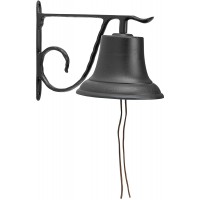 Whitehall Products Decorative Country Bell Large Black - BVX3RGIQM