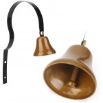 X Homsel Shopkeepers Bell,Antique Wall Mounted Metal Alloy Shopkeepers Doorbell Dog Training Bell Home Decorative Bells Office Desk Call Bells - BD0VRR252