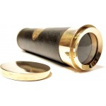 A.A.Nauticals 16 Inch Royal Navy Brass Telescope with Cap Lid Handmade Antique Nautical Reproduction Rustic Decor and Gift Item Leather Moulded Dual Focal Lens,10-15X - BOGDG99Q6