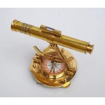 Antiques Art Brass Theodolite Alidade Telescope Compass Instrument Transit Survey toll Surveying Home & Office Decor Gift Items - BMPLVZOHN