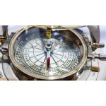 Retro Pirates Nautical Solid Brass Theodolite Alidade Compass Telescope - BCWMOTZHQ