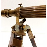 Victorian Marine Old Antique Telescope 10 Maritime Nautical Brass Spyglass Telescope with Brass Stand - B5TMB8XKF