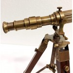 Victorian Marine Old Antique Telescope 10 Maritime Nautical Brass Spyglass Telescope with Brass Stand - B5TMB8XKF