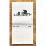 BellavanceInk: Calendar With Pen & Ink Drawings of the Best of Charlottesville Establishments 2020 12 x 12 Inches - BFAHKQGHK