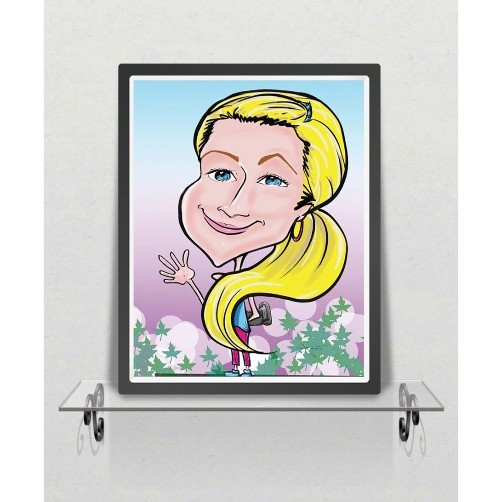 Custom Head & Body Caricature Unique Personalized Drawing Handmade Gift - BJ8YD6XPN