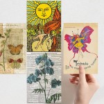 100PCS Vintage Photo Wall Collage Kit Aesthetic Posters Double-Sided Printed Botanical Illustration Tarot Aesthetic Pictures for Cottage Core Vintage Room Decor Vintage Set of 200Pictures - B7JRUY3SQ