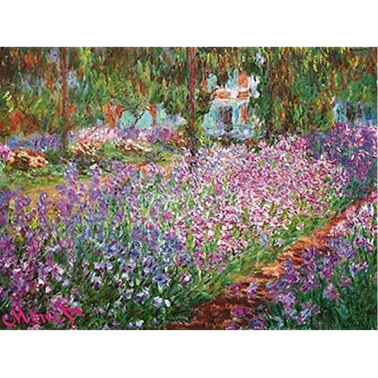 EuroGraphics Le Jardin De Monet a Giverny by Claude Monet. The Garden. Art Print Poster 20 x 16 - B9LS4YH1F