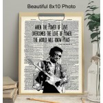 Graffiti Jimi Hendrix Quote Upcycled Dictionary Art Poster Print Inspirational Street Art Urban Home or Wall Decor Gift for 60's Music Woodstock Fans Guitarists Musicians 8x10 Photo Picture - B0JIWWPS4