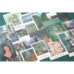 Green Posters Wall Aesthetic Pictures Decoration Kit for Wall Decoration Photo Collage Set Bedroom Decor for Teen Girls VSCO Girls Collage Posters Kit 15 Sheets Nordic Green - BBE5PTRMO