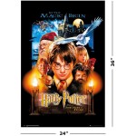 Harry Potter and the Sorcerer's Stone Movie Poster Print US Regular Style Size: 24 x 36 - BZ3K7C2TQ
