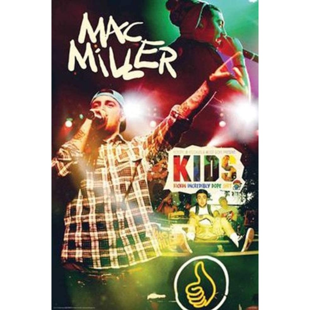 Laminated Mac Miller Kids Music Art Print Poster 24x36 - BVC7837L3