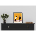 Movie Scene Posters Retro Room Decor by Haus and Hues | Quentin Tarantino Movie Posters for Room Aesthetic 90s | Vintage Posters Aesthetic College Dorm Room Decor UNFRAMED 16 x 20 - BS7TA0IZS
