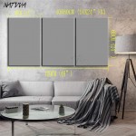 NATVVA Large Wall Art 3 Pieces Christian Quote Poster Prints Plans to Give You Hope and A Future Canvas Painting Pictures Gifts Artwork for Office Home Decor with Inner Frame - BMQDTOX1U