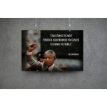 Nelson Mandela Poster Quote “Education is the most powerful weapon which you can use to change the world.” Motivational Educational Inspirational Poster 12-Inches by 18-Inches Print Wall Art CAP00052 - BN76VP787
