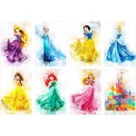 Princesses Posters 8PCS Fairy Princesses Poster Decor Wall Art Posters Print for Room - BYIQNA1MP