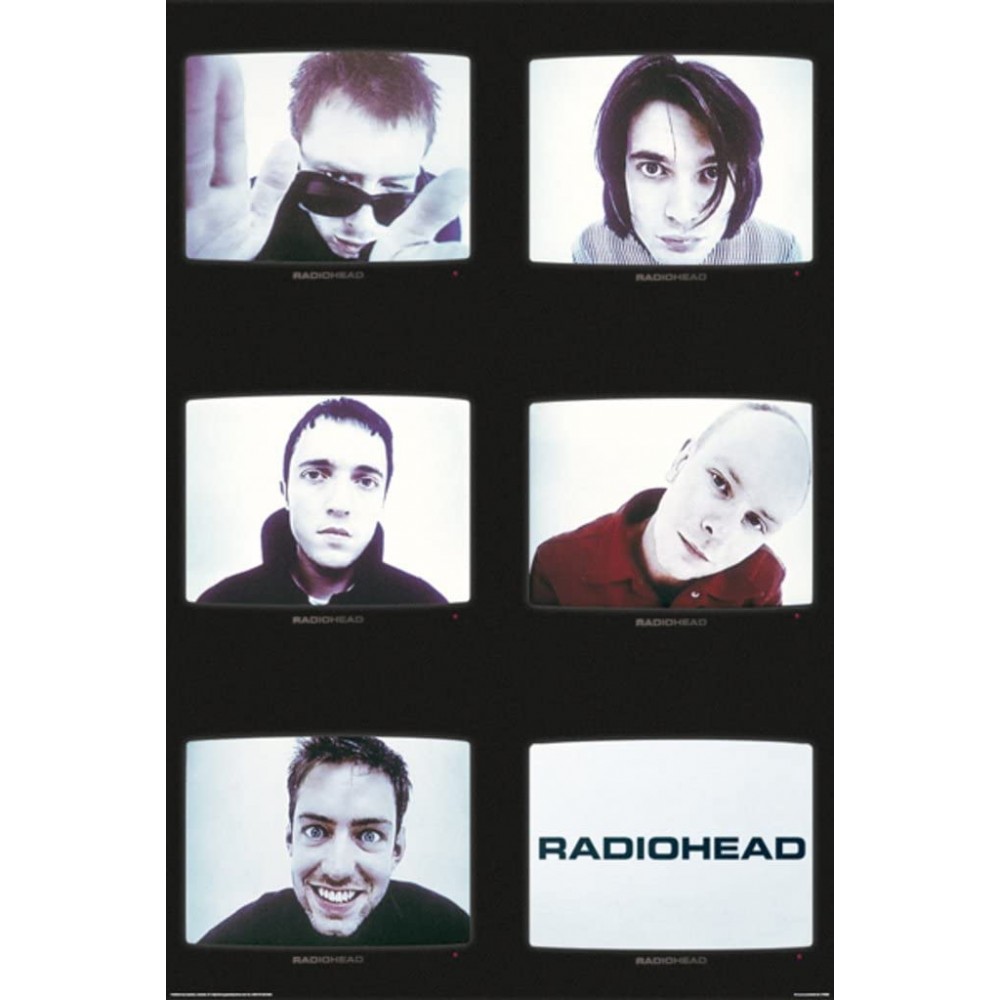 Pyramid America Radiohead Radio Head TVs Band Photo Pictures Portraits Rock Music Cool Wall Decor Art Print Poster 12x18 - BYTJXUZ6H