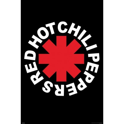 Red Hot Chili Peppers Logo Music Poster Print 24x36 - BL13X2DFL
