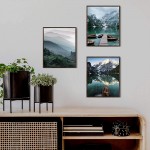 Scandinavia Travel Wall Art Prints Set of 6 Mountain Pictures Wall Decor Natural Landscape Photography Poster Canvas Print Wall Art Pictures Living Room Decor Home Decor 8x10 UNFRAMED - B7K44PPOR