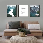 Scandinavia Travel Wall Art Prints Set of 6 Mountain Pictures Wall Decor Natural Landscape Photography Poster Canvas Print Wall Art Pictures Living Room Decor Home Decor 8x10 UNFRAMED - B7K44PPOR