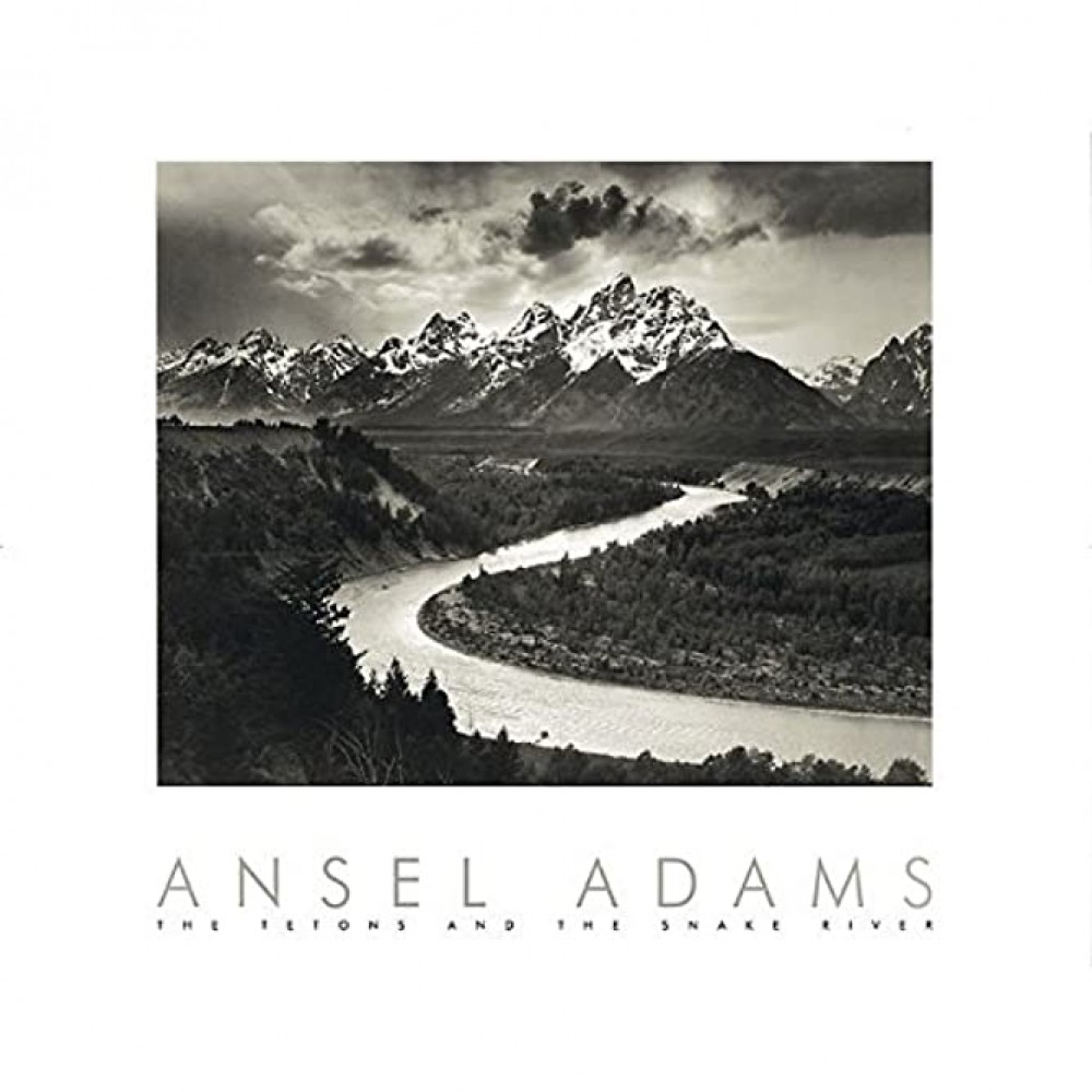Snake River and the Tetons by Ansel Adams 30x24 Black & White Landscape Print Poster - BEQYIHDS1