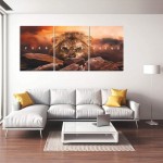 UNBRUVO Motivational Canvas Posters Prints Yellow Lions Wall Art Inspirational Entrepreneur Quote Office Wall Decor Canvas Art Motivation Picture Painting Artwork Living Room Decoration 48”Wx24”H - BD0T1BN3W