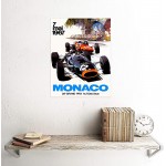 Wee Blue Coo Vintage Transport Monaco 25 Grand Prix Automobile 1967 Race Unframed Wall Art Print Poster Home Decor Premium - B462O91FY