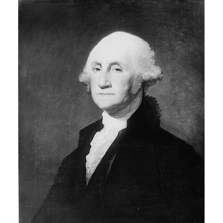 George Washington Photograph Historical Artwork from 1900 US President Portrait 5 x 7 Matte - BPH5P676E