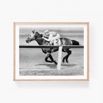 Historic Photos 1937 Photo Johnny Red Pollard Jockeying Seabiscuit to Win The 28th Yonkers Handicap at Empire City Race Track Graphic. 8x10 Photograph Ready to Frame - BXT8QRJSV