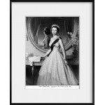 INFINITE PHOTOGRAPHS Photo: Her Majesty Queen Elizabeth II,Ruler,Monarchy,Europe,Gowns,Crown,D Chandor,c1952 - B5ILOI5XY