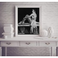 INFINITE PHOTOGRAPHS Photo: Josephine Baker 1906-75 | African American Ballerina | Cheese-Cake Pose | Black Pearl | Vintage Photo Decor - BA2UO8X0X