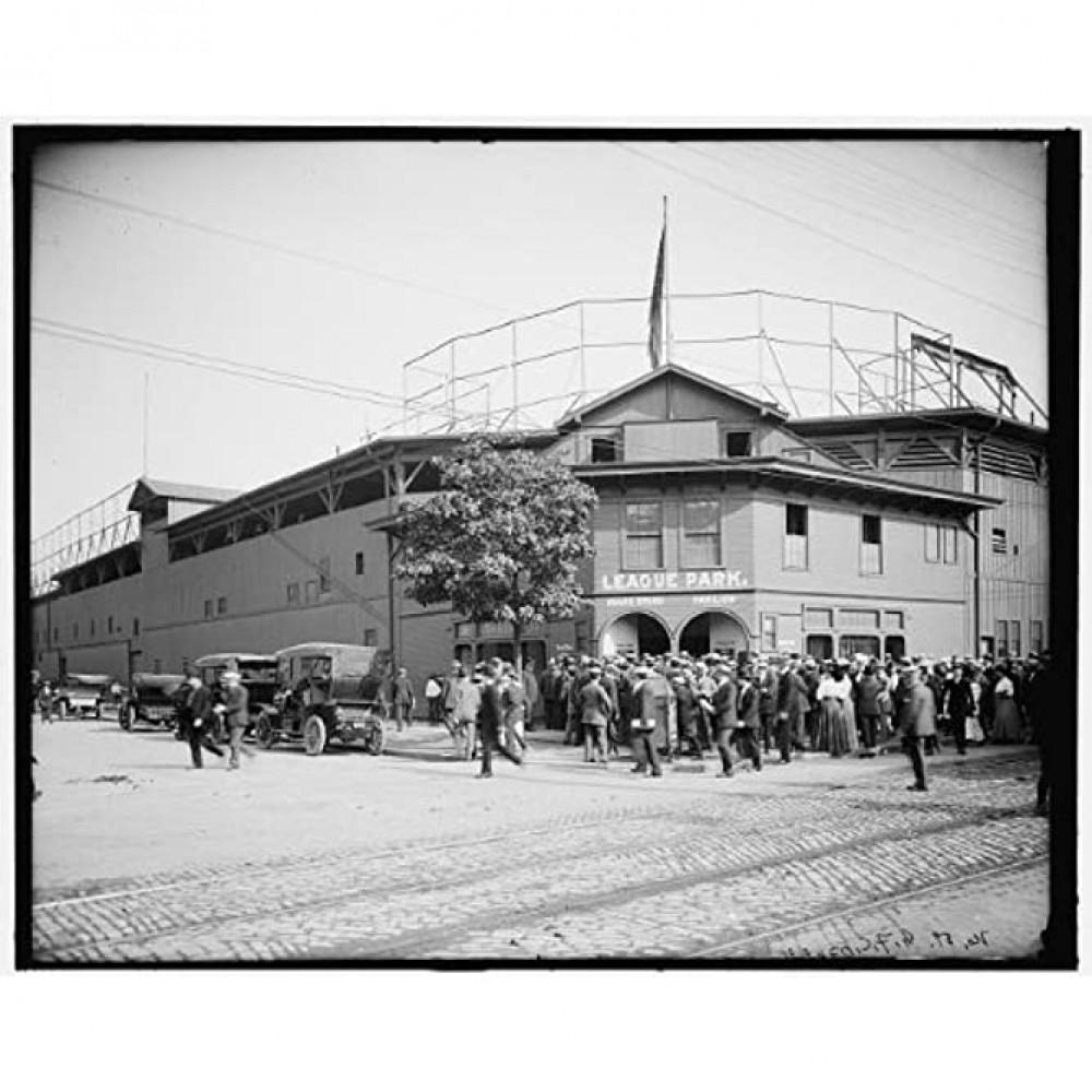 INFINITE PHOTOGRAPHS Photo: League Park,stadiums,Crowds,Cleveland,Ohio,OH,Detroit Publishing Company,1900 - BP75O41H7
