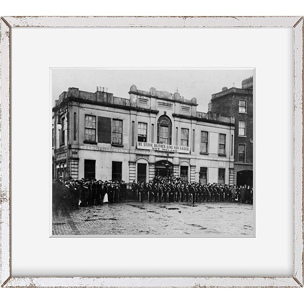 INFINITE PHOTOGRAPHS Photo: Liberty Hall Larkins Citizenry Soldier Dublin Ireland Irish Rebel 1916 Sinn Fein Size - B7DB1D9GV