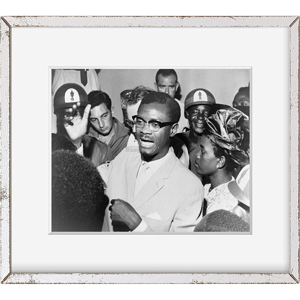 INFINITE PHOTOGRAPHS Photo: Patrice Lumumba Speaking with Supporters,Leopoldville,Congo,October 15,1960 - BX7J5WN7L