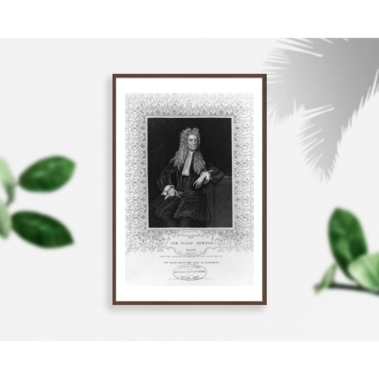 INFINITE PHOTOGRAPHS Photo: Sir Isaac Newton English Physicist Mathematician Astronomer Philosopher 1820. - BATH5G00D
