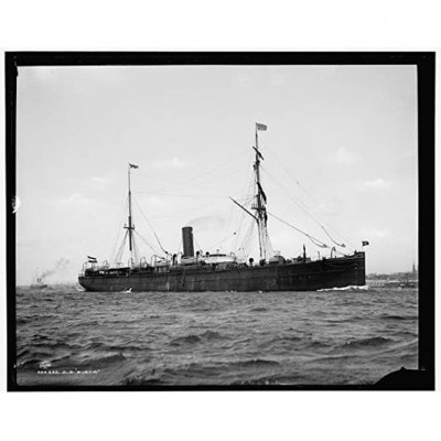 INFINITE PHOTOGRAPHS Photo: SS Suevia,steamships,Boats,Ocean Liners,Hamburg-American Line,Vessels,1890 - B3D9XLHZN