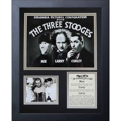 Legends Never Die The Three Stooges Marquee Framed Photo Collage 11x14-Inch - BMZ54CRQX