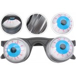 Toddmomy 4 Pieces Halloween Eyeball Glasses Disguise Glasses with Dropping Eyeballs Funny Spring Eyeball Glasses Droopy Eye Glasses for Party Favors Halloween Photo Booth Props - BGNGQPGQA